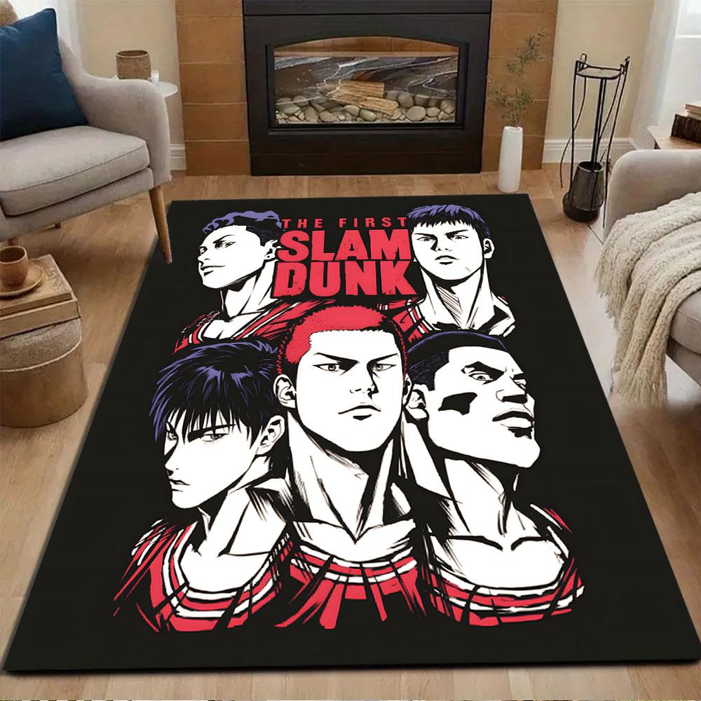 The First Slam Dunk Art Design Patterned carpet, non slip mat suitable for living room and bedroom sofas