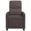 Recliner Dark Brown Polyester