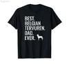 ZX Belgian Tervuren Dog Lover TShirt 100 Cotton Men Women Unisex Hip Hop T Shirts For Gift Size XS5XL
