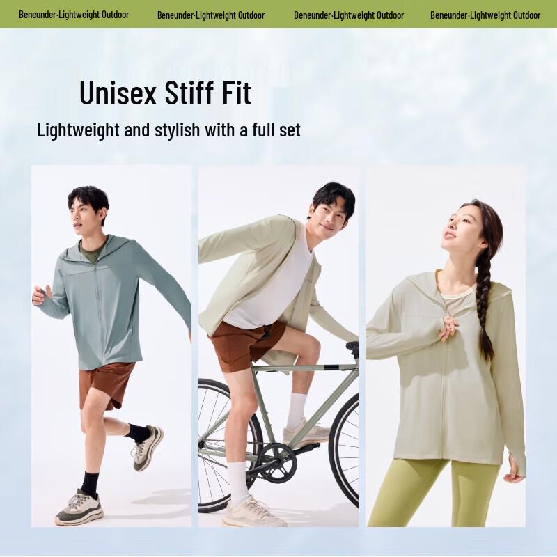 Beneunder Unisex Summer UV Protection Loose Fit Sun Jacket