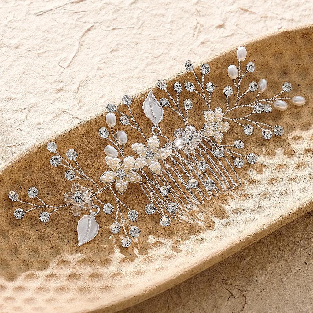 Braut-Perlen-Haarkamm: Elegantes Hochzeits- & Abendaccessoire