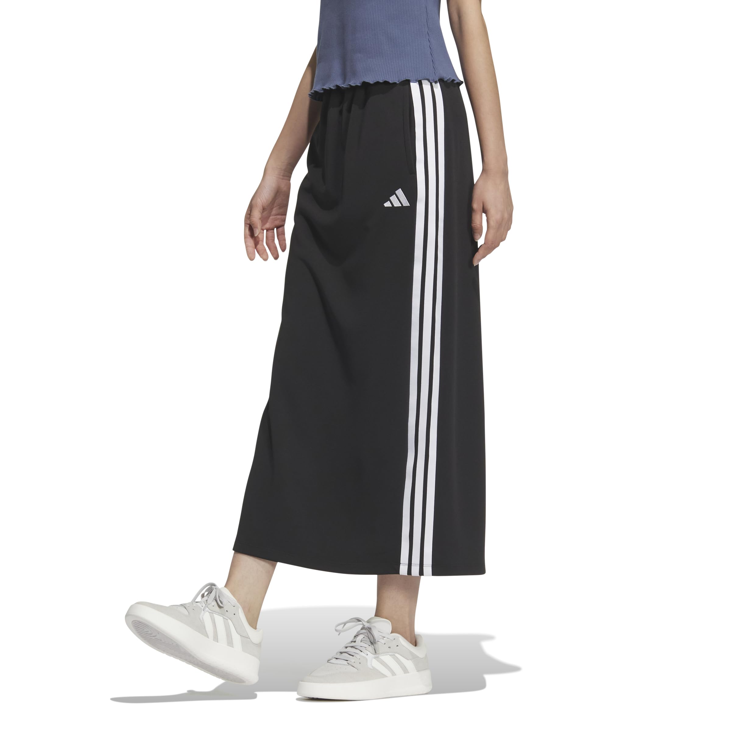 

Юбка с двумя полосками KRC75 черная [Adidas] I-Line женская (JL5108) Дж/Л