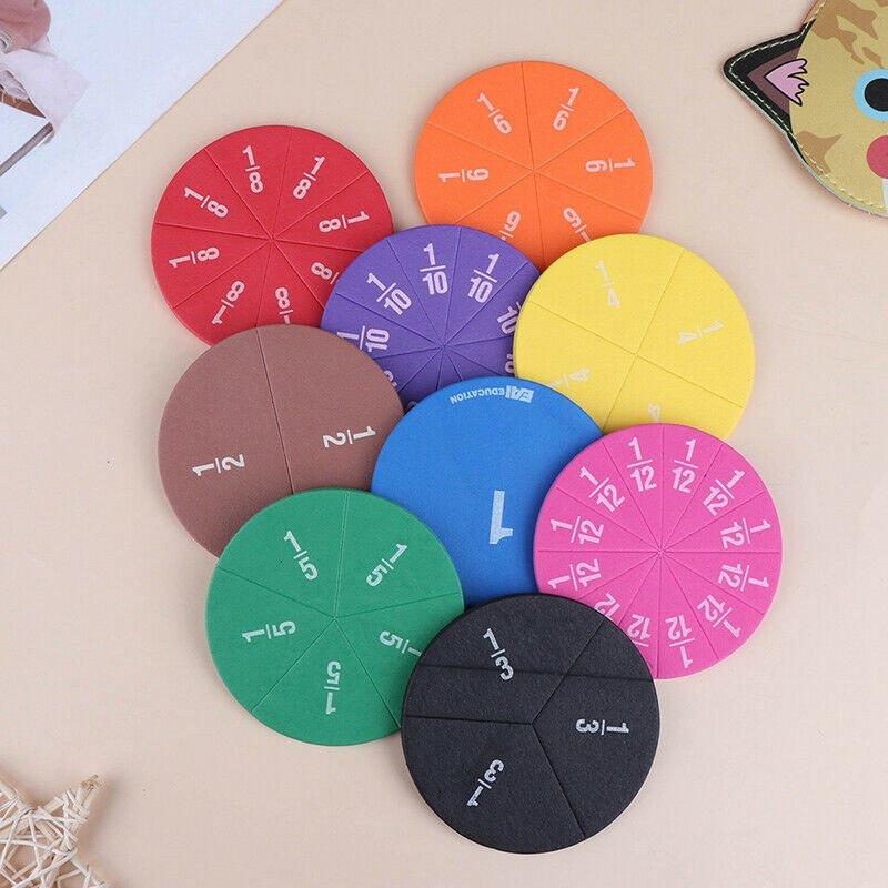 Education Science Forum Early Education Learning Learning Score Mathematics Teaching Round Fraction Tiles Magnetic