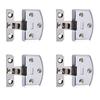 4pcs Glass Door Hinge Adjustable Clamp Inset Door Bathroom Shower Display Cabinet Cupboard Door Hinges Furniture Hardware