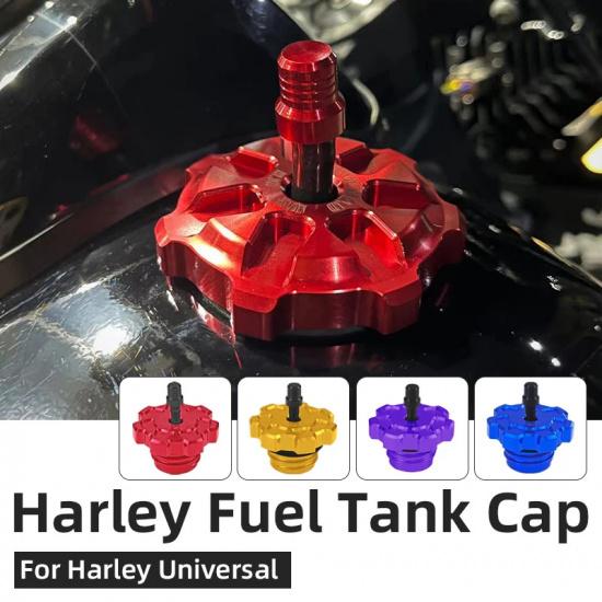Motorcycle Fuel Tank Cap Gas Fuel Cover for Harley Universal Touring Road/Street Glide Softail Street Bob Fat Bob low Rider S/ST