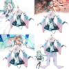 Anime Game Theme Hatsune Miku Cosplay Outfit Polyester Fabric Sweet Fresh Style