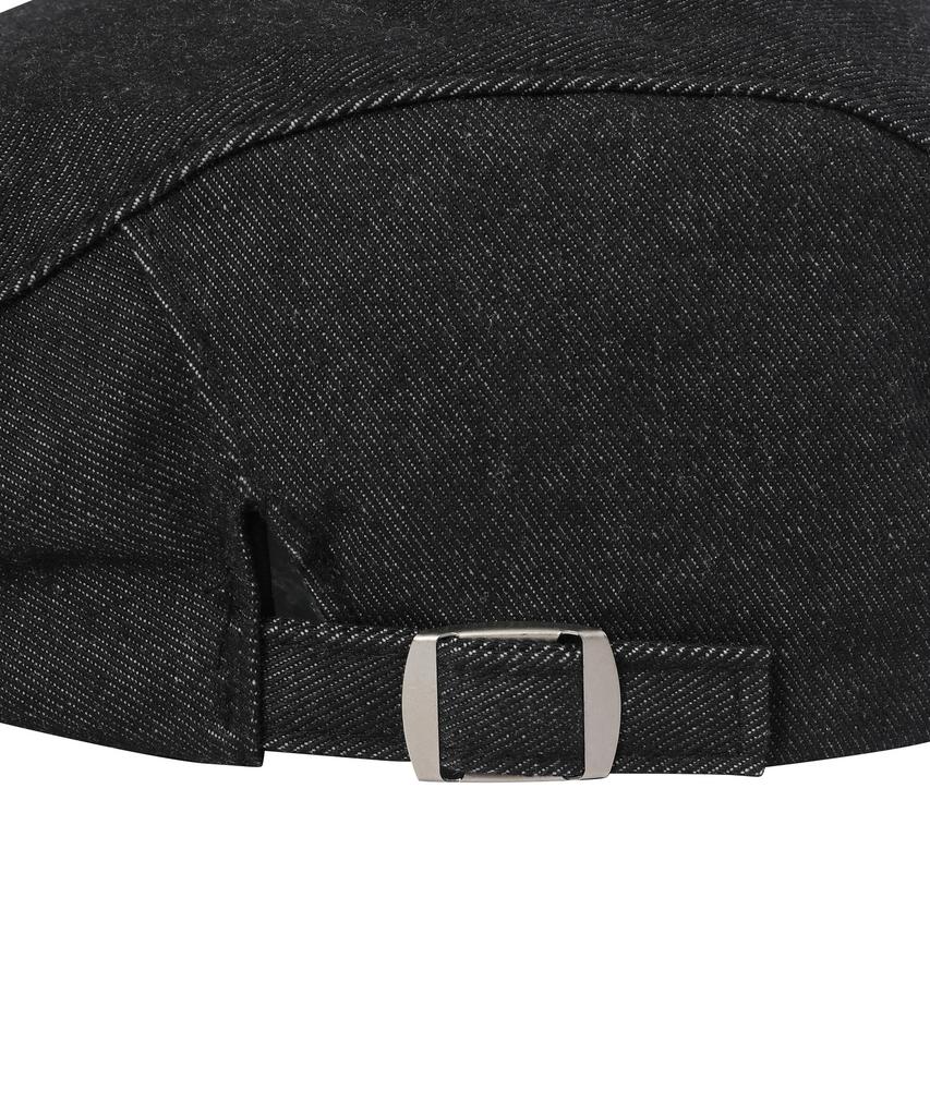 MUCENT Tiki Metal Logo Heart Patch Denim Hunting Cap Unisex