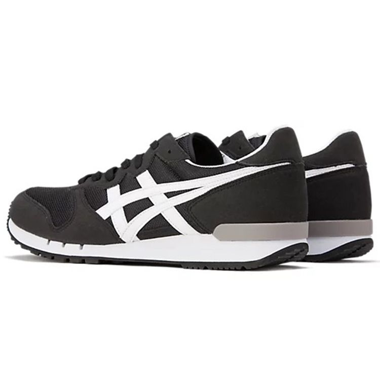 ONITSUKA TIGER Unisex Black White Alvarado Casual Lightweight Wear Resistant Low Top Running Shoes 1183A507-003