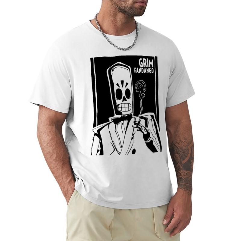 Grim Fandango TShirt custom t shirts summer teeshirt for boys quick drying shirt men long sleeve t shirts