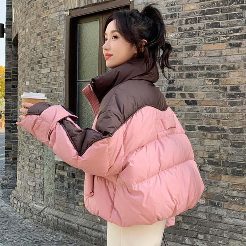 New women's winter short down cotton-padded jacket design sense loose thickened cotton-padded jacket