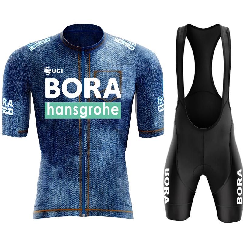 Letnia odzież rowerowa 2026 MTB Koszulka UCI BORA Odzież męska Męska odzież rowerowa Wiosenne męskie zestawy rowerowe Zestaw sportowy Spodnie żelowe Jednolity szosowy