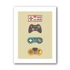 Gaming Room Wall Art Print Canvas Painting Gamer Gift Video Game Vintage Poster Gamepad Controller Picture Boys Kids Room Decor No Frame
