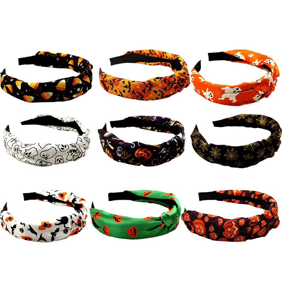 Women Hair Band Flexible Festival Headband Korean Headband Textured Halloween Hair Accessories For Autumn And Winter Holiday