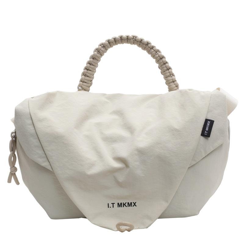 Niche Leisure Sports Messenger Bag Women's Light Handbag New Fitness Cycling Fanny Pack Nylon Dumpling Bag