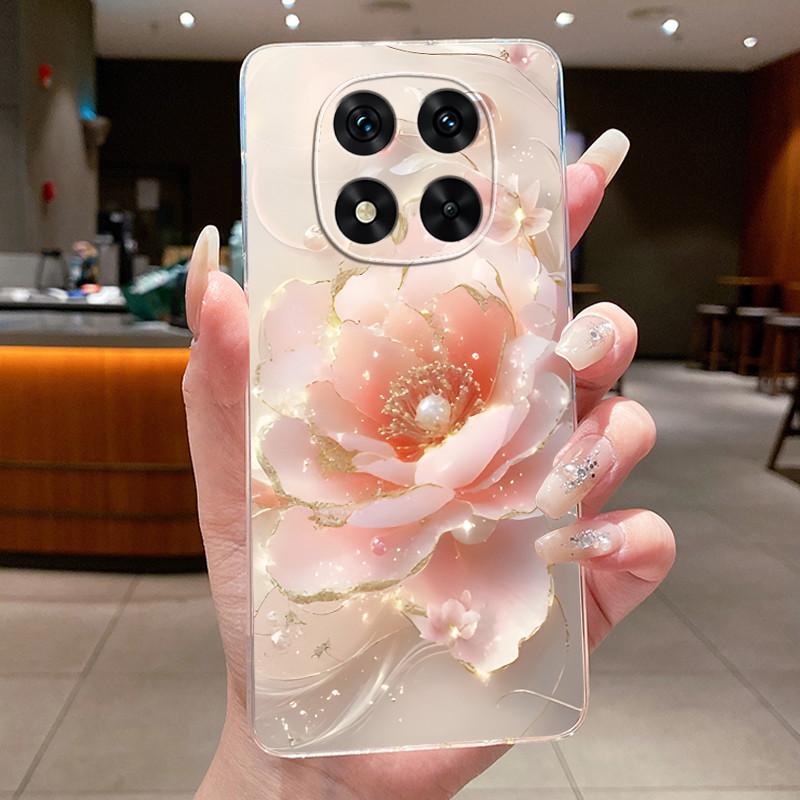For Xiaomi Redmi Note 14 Pro+ Case Clear Soft TPU Fundas Butterfly Flower Cover For Redmi Note14 Pro Plus 5G Phone Cases Coque