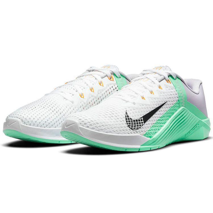 Nike  Metcon 6 White Infinite Lilac Green Women Sneakers Violet-Shock Dark-Smoke-Grey AT3160-135