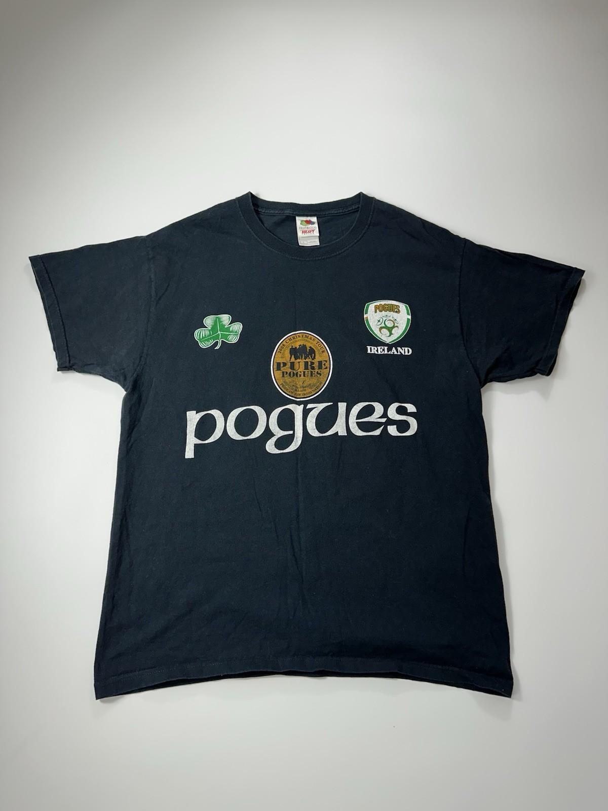The Pogues Irealnd T-shirt Tour 2005 Men s Band Tees Unisex T-Shirt M