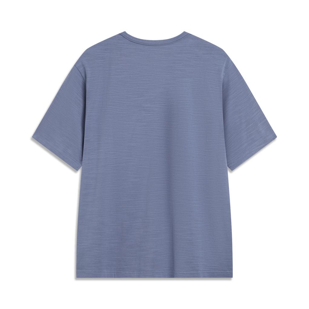 Li Ning Basketball Series Bad Five Letter Print Breathable Versatile Loose Short Sleeve T-Shirt Men Tops AHSV217-4