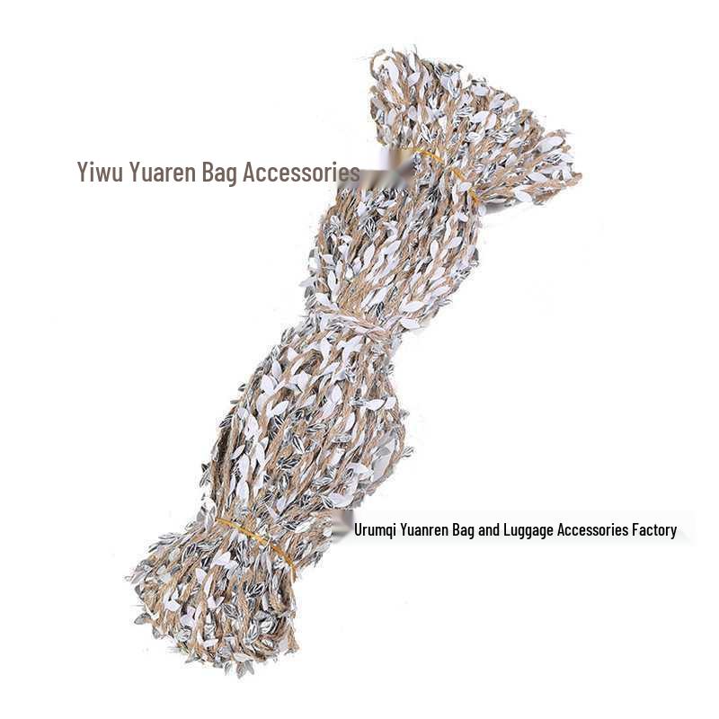 DIY Green Leaf Jute Rope Vine for Kindergarten Craft and Eco-Friendly Decor