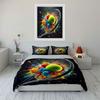 Vivid Tennis Essentials Set  Kid'S And Adults' Bedroom Decor, Exquisite Three-Piece Bedding Set Gift