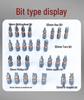 Electric Screwdriver Bit Set: Versatile, Durable, Multi-Style Resilient Bits