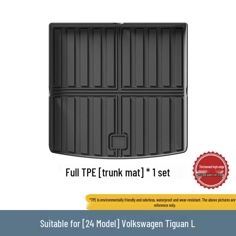 Eco-Friendly TPE Floor and Trunk Mats for 2024 Volkswagen Tiguan L/L Pro