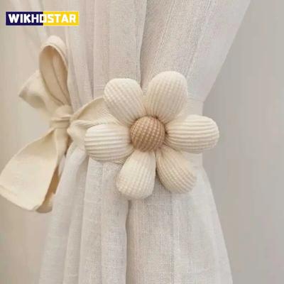 3D Flower Curtain Ties Car Curtain Ties Decorative Ties Bundle Corda Decorazione per la stanza dei bambini