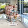 Ballerina Spieluhr Acryl Ständer 2D Flach 360° Drehung Vintage Ballett Tänzerin Figur Schreibtisch Deko Heim Dekoration Mädchen Geburtstagsgeschenk