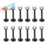 12 Stück 12er Set Edelstahl Ohrstecker Allergieprävention Innen Gewindet Labret Piercing Set Rostfrei Leichtgewicht