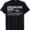Funny Drummer Gift Retro Percussion Drums T-Shirt