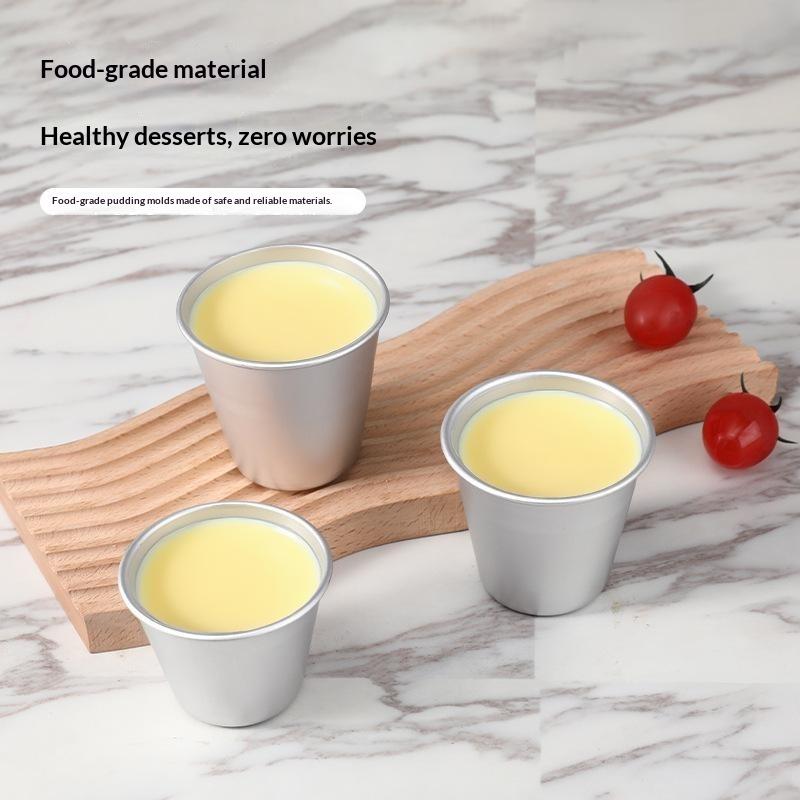 1Pc Optional Size Pastry Pudding Mold Decorating Tool Nonstick Baking Cups Metal Aluminum Pudding Mold Decorating Tool Cake Mold