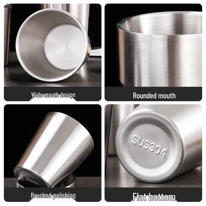 Suiyuan 304 Stainless Steel Double-Layer Mug
