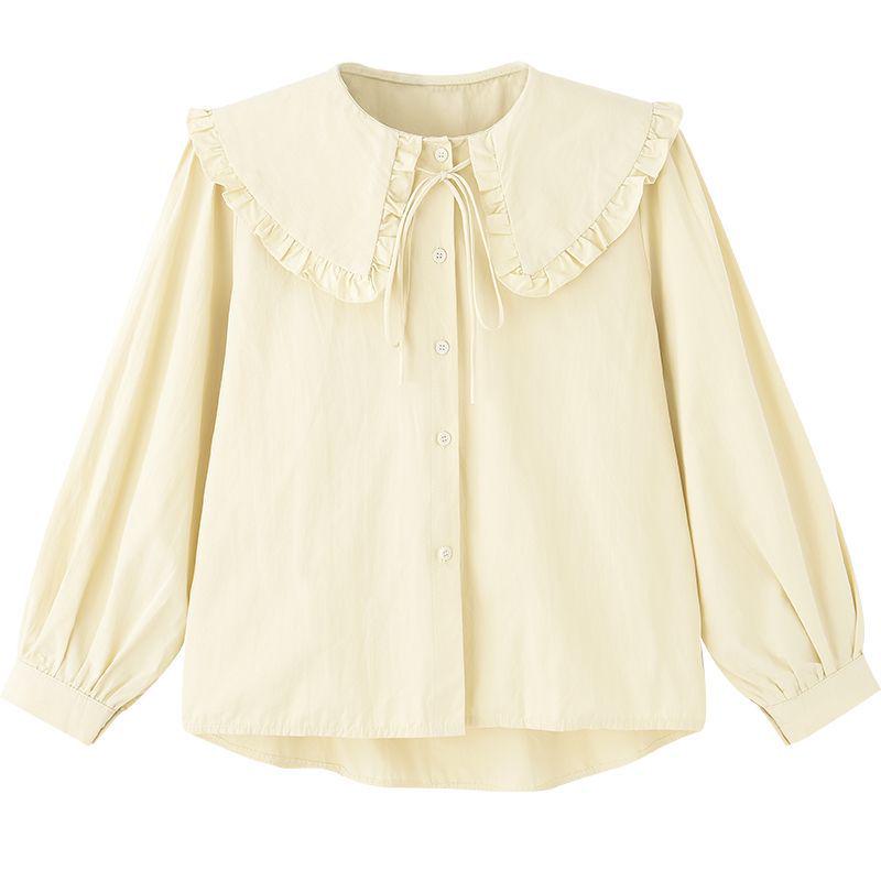 

Women s Japanese-Style A-Line Jumper Dress - Waist-Slimming, Age-Reducing, Cute Temperament for Spring and Autumn 2025 One Size [Recommended for 100-130 jin]