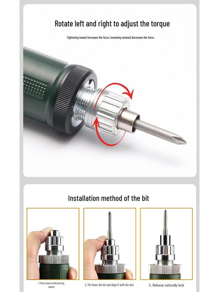 220V Plug-in Short Electric Repair Screwdriver
