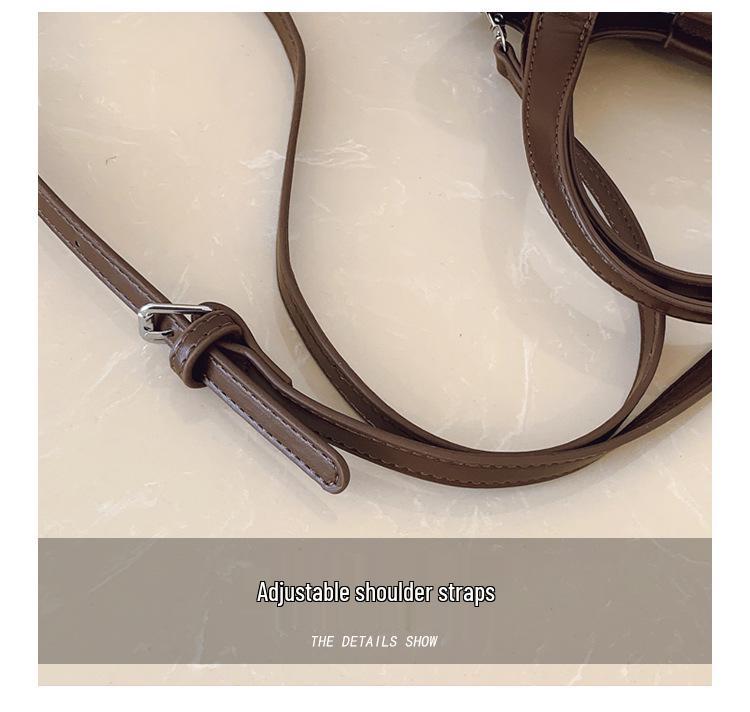 Niche Suede Frosted Handbag: Women's 2025 One-Shoulder & Crossbody Bag