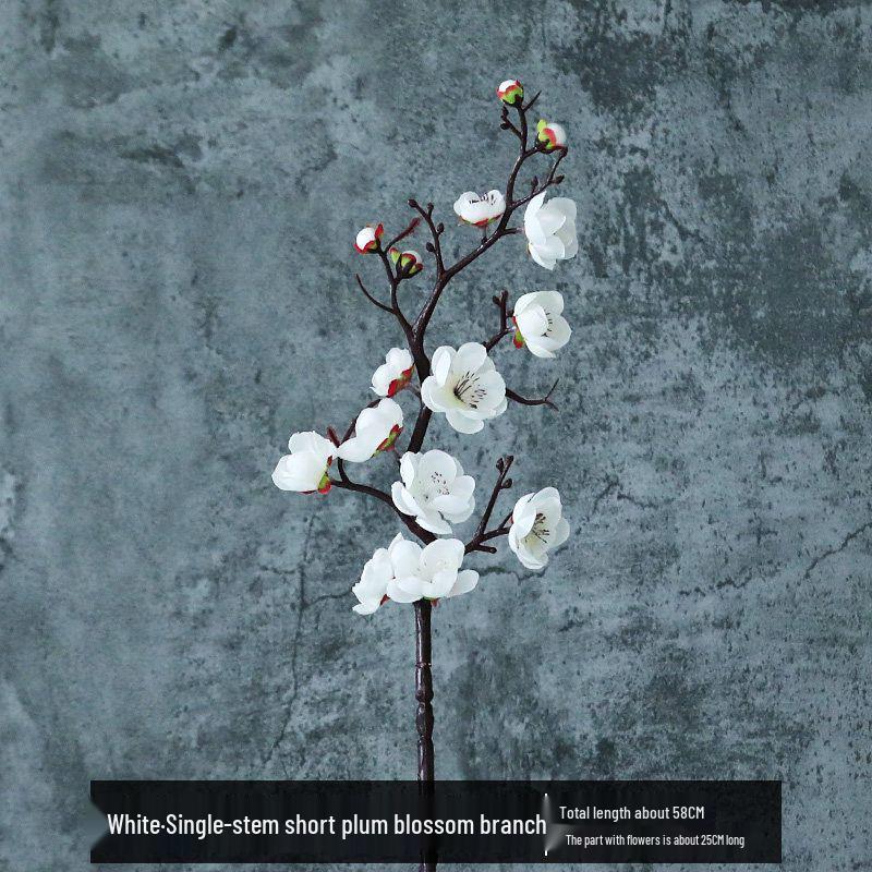 Artificial Plum Blossom Tree Branch Ornament - Ancient Style Indoor Decor and Dance Prop
