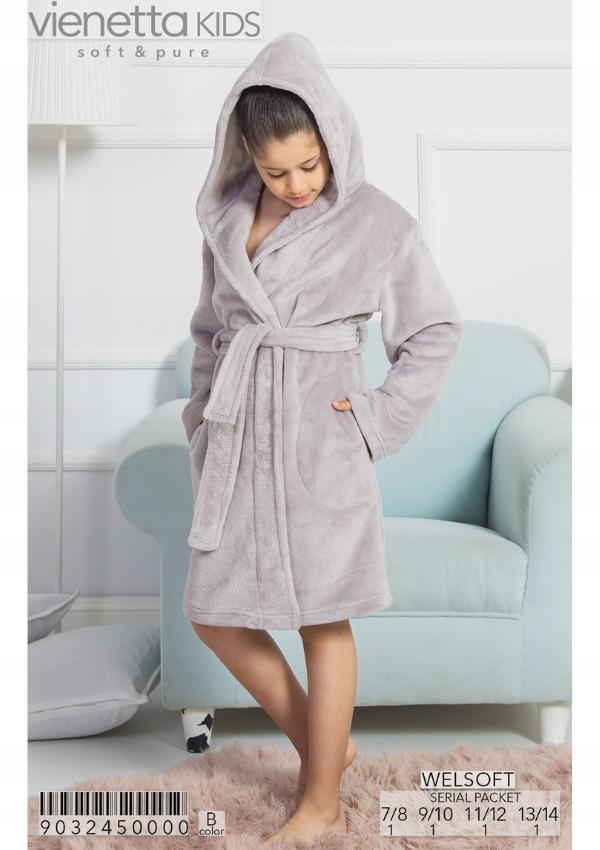Children's Soft Vienetta Robe Hood 7/8 122