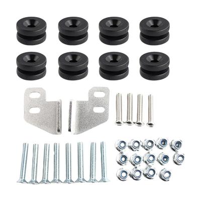 Ycezw Motorcycle Side Box Mounting Kit | Heavy Duty Metal Side Box Mounting Set