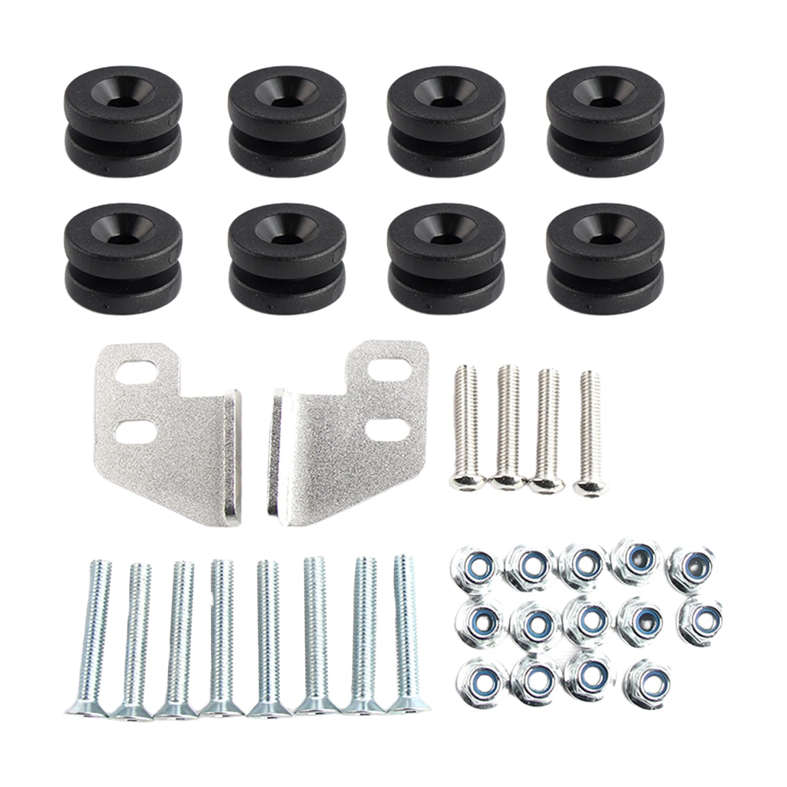 ycezw Motorcycle Side Box Mounting Kit | Heavy Duty Metal Side Box Mounting Set Refer to description