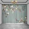 Chinese Troditional Culture Bird Flower Window Curtains In Kids Bedroom Living Room Hall Treatments Kitchen Decor Drapes Blinds