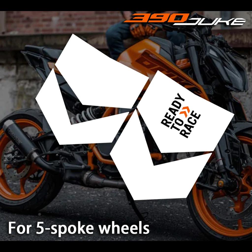 AnoleSti Motorcycle Wheel Sticker Hub Decals Rim Stripe Tape For KTM Super Duke 1290 Duke 890 790 690 390 Racing Ready To Race
