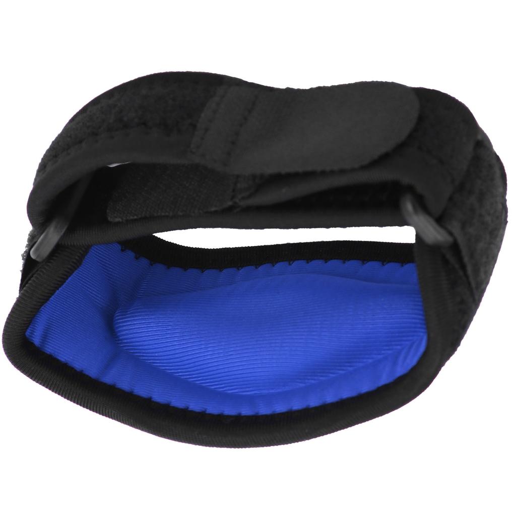 Cotieră pentru Cotul Tenismenului Reglabilă Siguranță Sportivă Cotiere Elastice pentru Baschet Ameliorarea Durerii(Bleu
