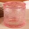 European-Style Crystal Glass Candy Jar,Jewelry Organizer With Lid  Aromatherapy Candlestick Container Container Home Decoration