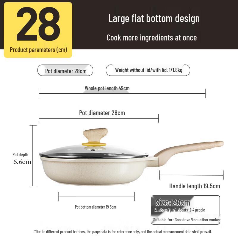Chui Da Huang Titanium Shield Non-stick Frying Pan