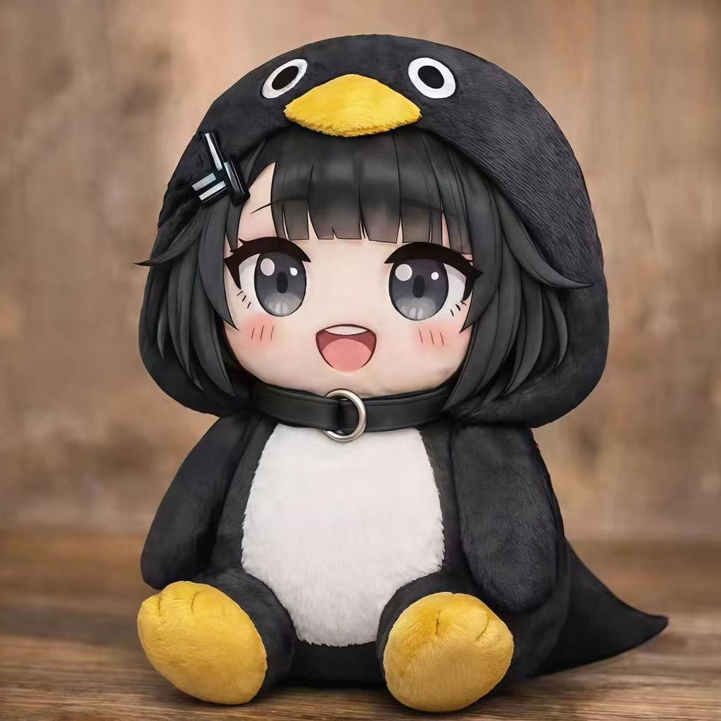 Cute Gugu Gaga Penguin Plush Doll 25 30Cm Meme Anime Peripherals Penguin Gugugaga Stuffed Toys Pillows Kids Birthday Gifts