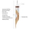 Cross-Border 18-Tube Metal Wind Chimes Home Ornaments