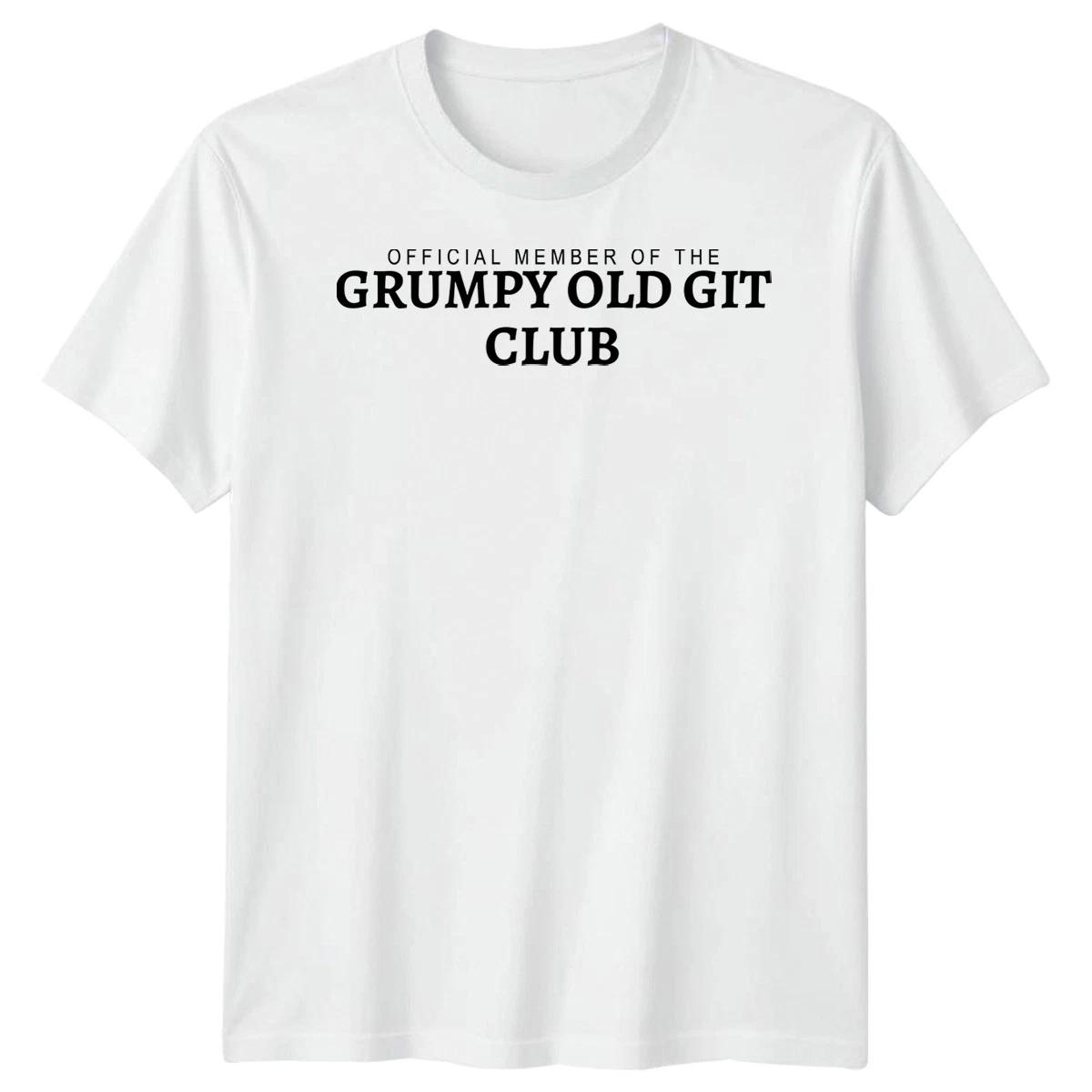 Official Member Of The Grumpy Old Git Club Sarcastic Humor Mens T-shirt 3XL