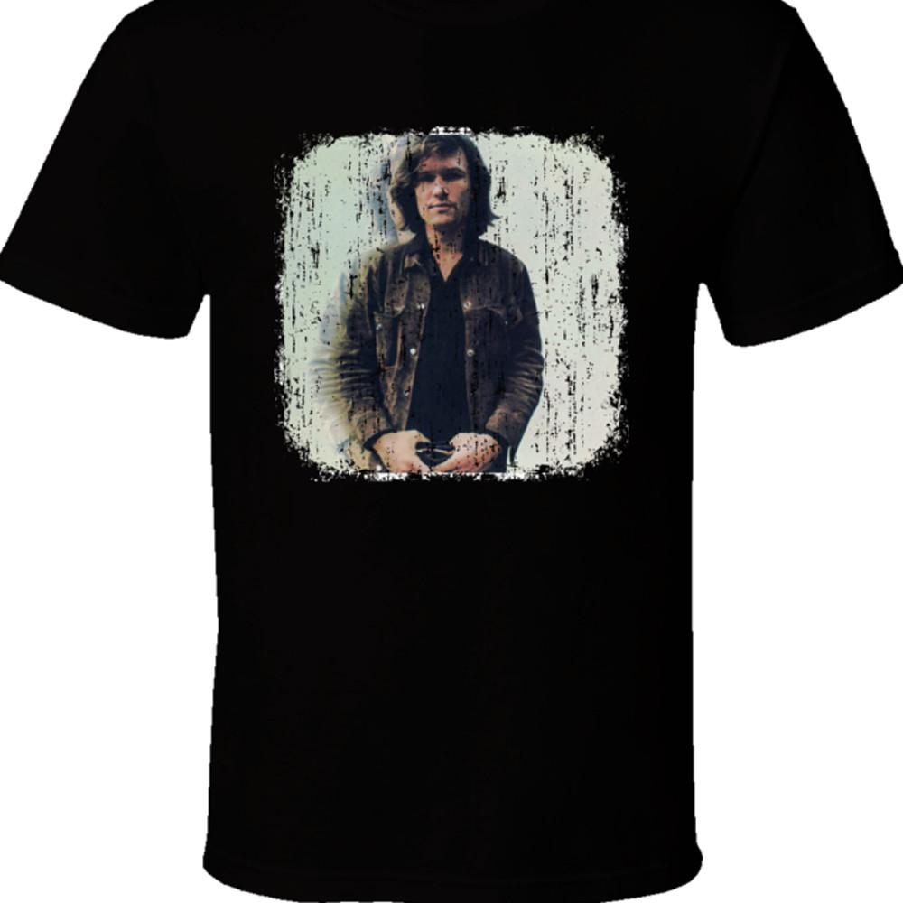 HOT NEW  Kris Kristofferson black Tshirt short sleeve All sizes X120 Unisex T-Shirt XXL