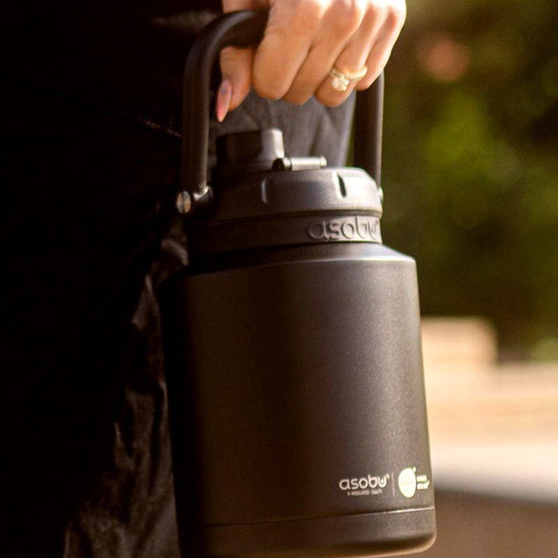 ASOBU Edelstahl Vakuumisoliert Mini Wasserkrug 1L