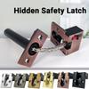 Aluminum Zinc Zinc Alloy Hidden Safety Chain Heavy Duty Concealed Door Bolt Universal Door Chain Lock  Travel